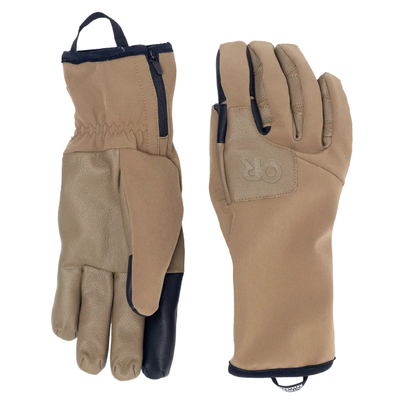 Men's Stormtracker Sensor Windbloc Gloves - Coyote