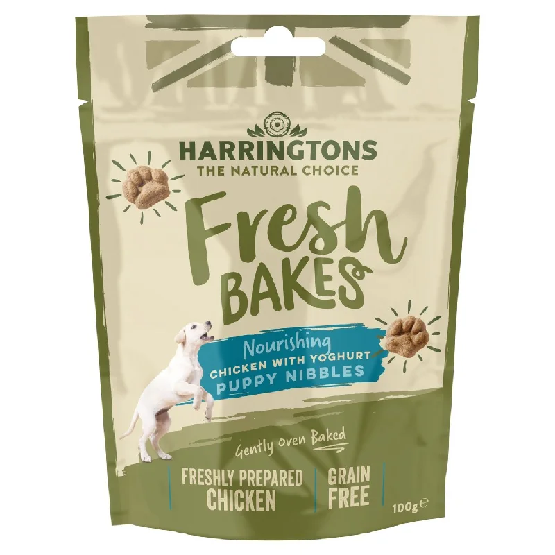 - Royal Canin dog food recommendationHarringtons Fresh Bakes Puppy Nibbles Chicken & Yogurt 100g