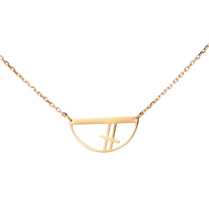 Ever Free Throw Necklace Gold