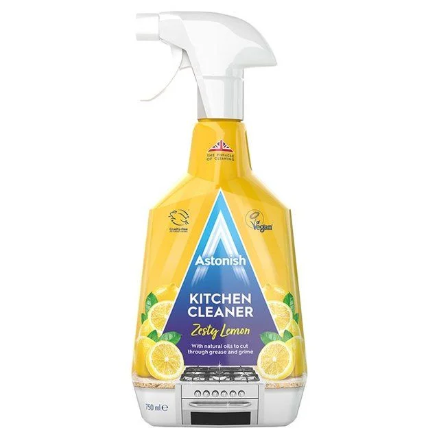 Astonish Kitchen Cleaner Spray Lemon   750ml