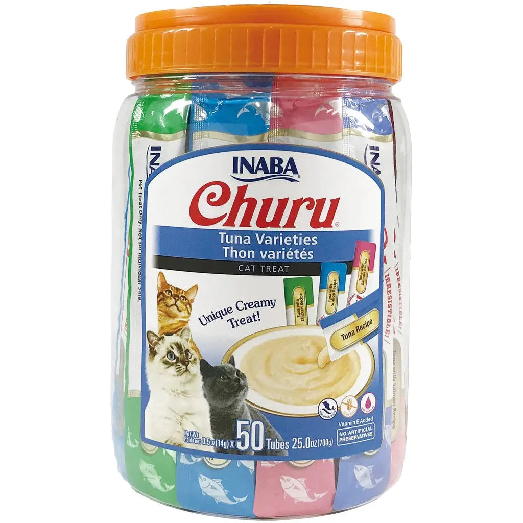 INABA Cat Churu Puree Tuna Varieties 50pcs