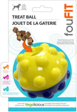 FouFou Dog Bumper Treat Ball