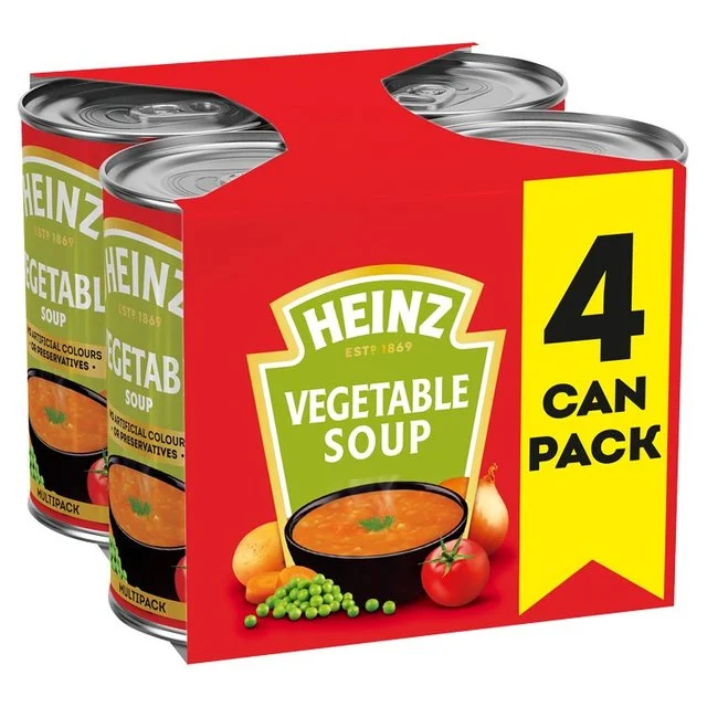 Heinz Vegetable Soup   4 x 400g