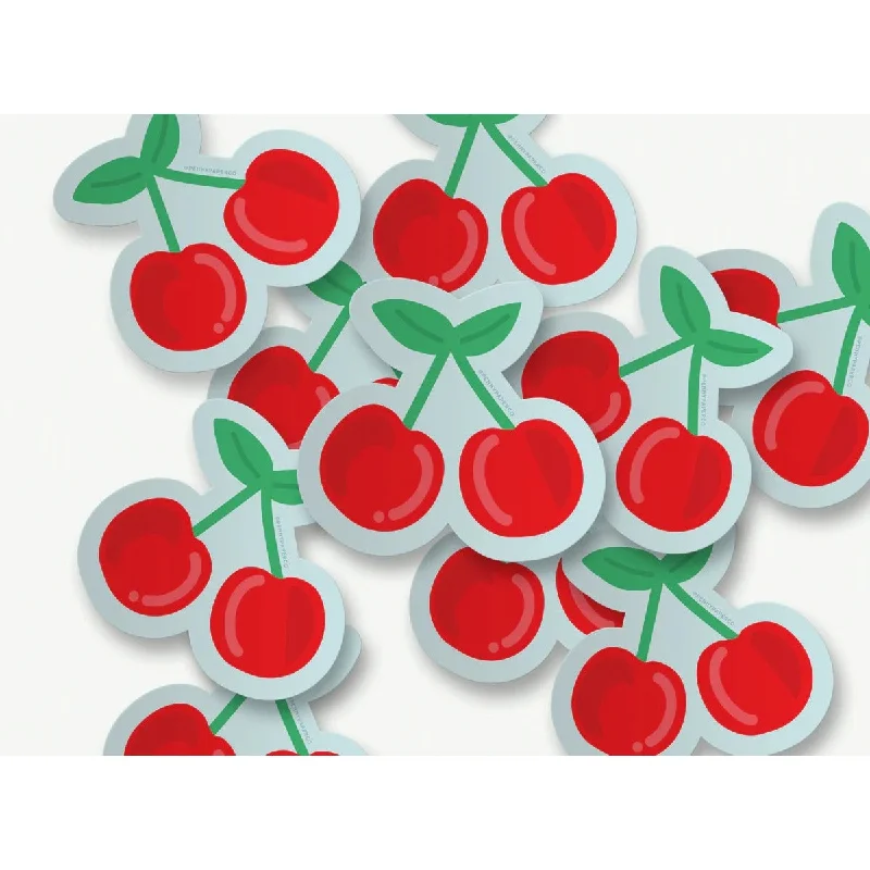 cherries vinyl sticker