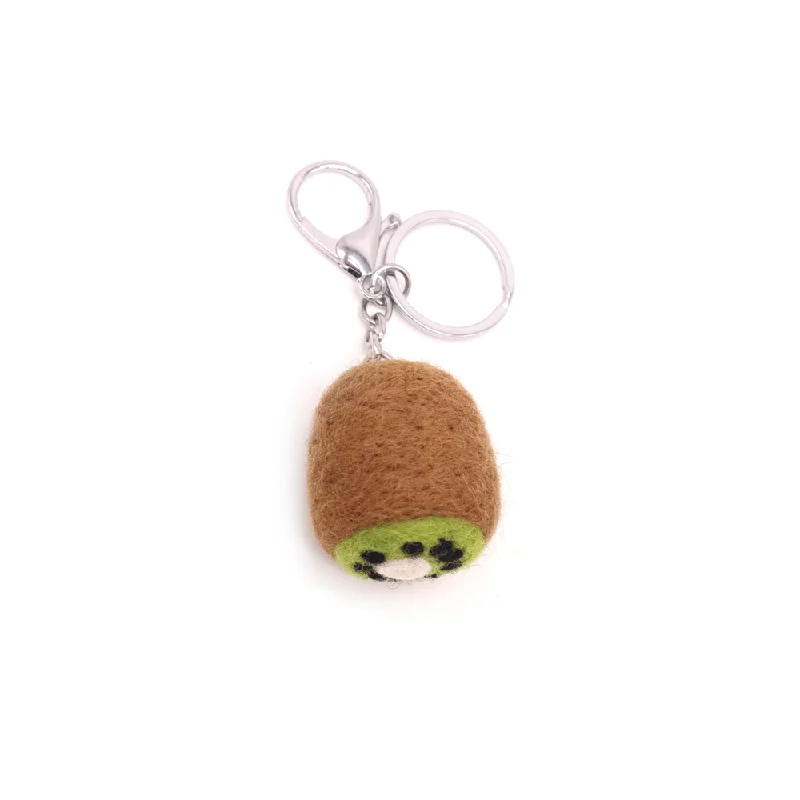 Felt Kiwifruit Keyring