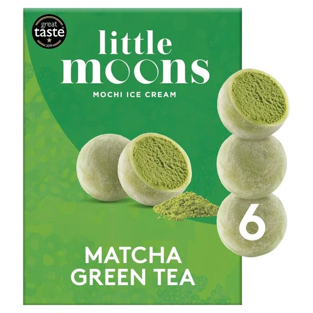 Little Moons Matcha Green Tea Mochi Ice Cream   6 x 32g