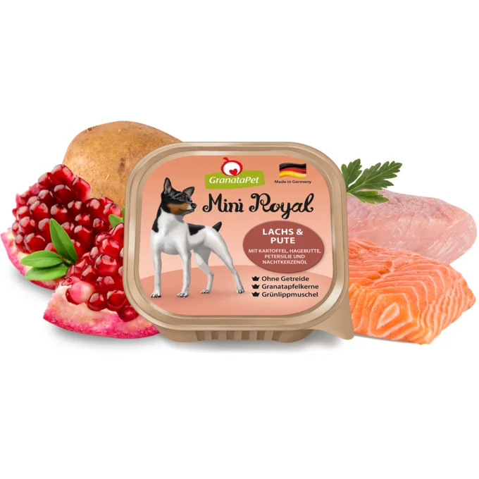 GranataPet Mini Royal - Salmon & Turkey Dog Wet Food 150g