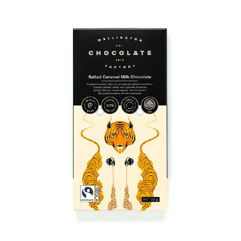 Wellington Chocolate Factory Milk Salted Caramel 85g