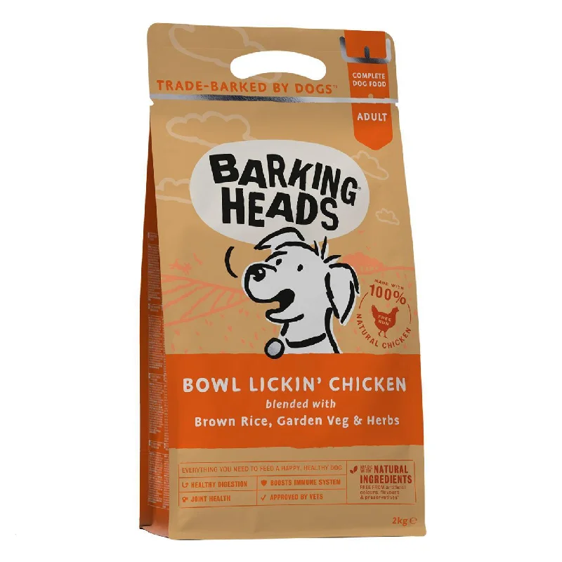 - How is Birgi dog foodBarking Heads Bowl Lickin' Chicken Adult Dry Dog Food 2kg