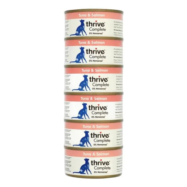    - Weight management cat food  Thrive Complete Cat Food Tuna & Salmon   6 x 75g