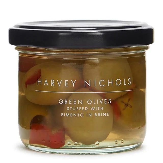 Harvey Nichols Pimento Mini Olives   100g