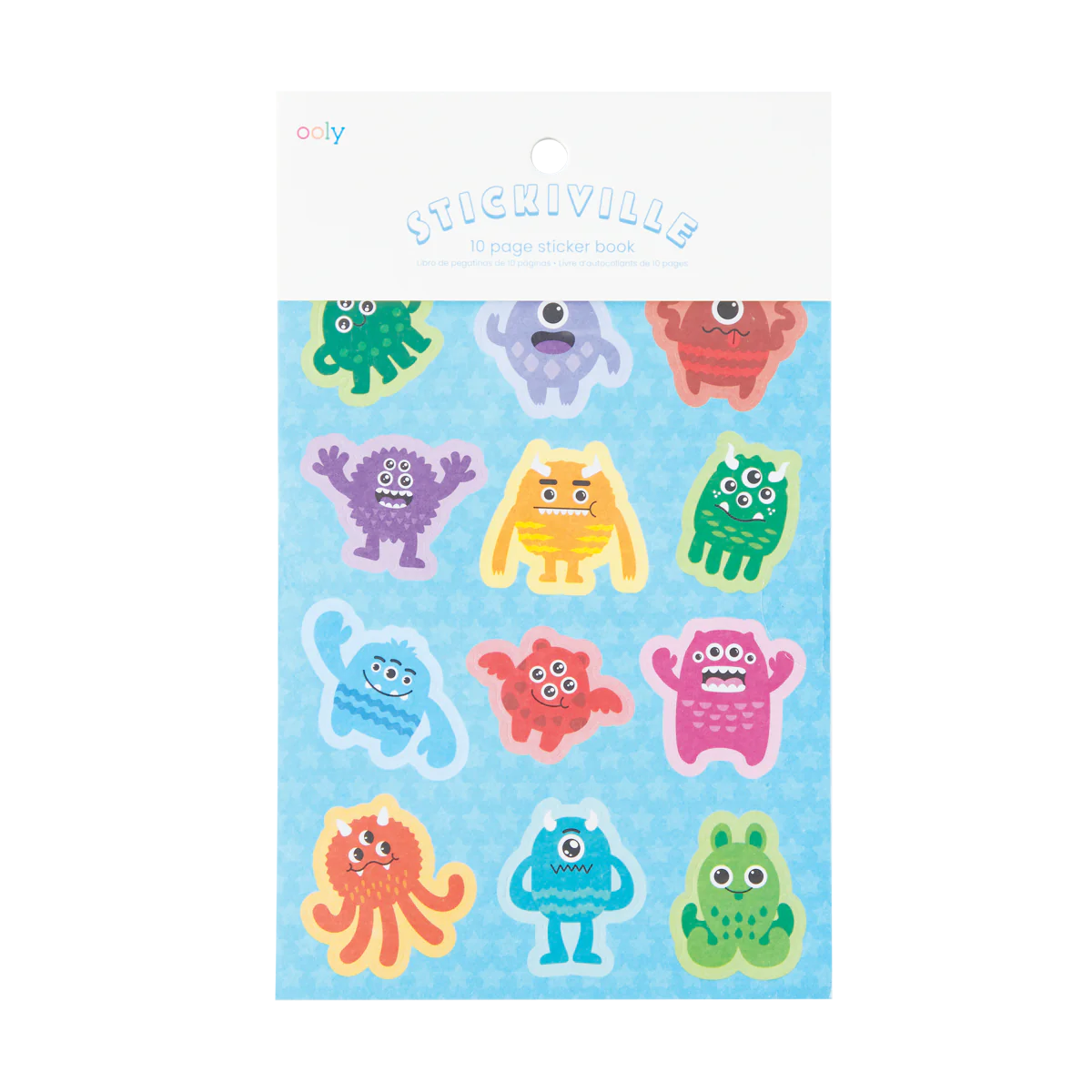 Ooly stickiville monster sticker book