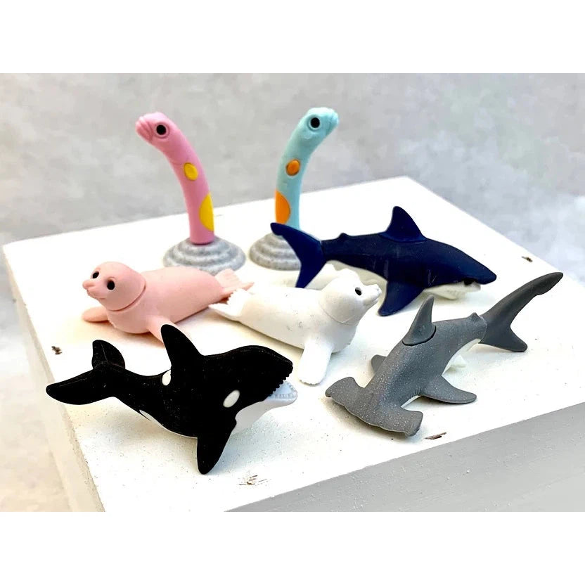 Iwako ocean puzzle eraser set