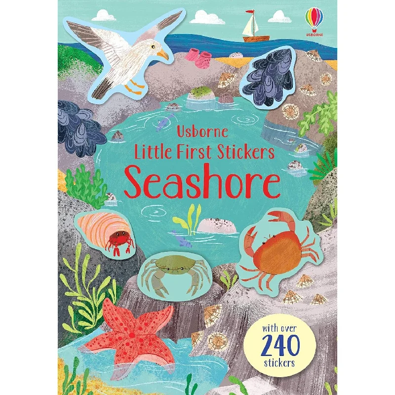 Usborne little first stickers seashore