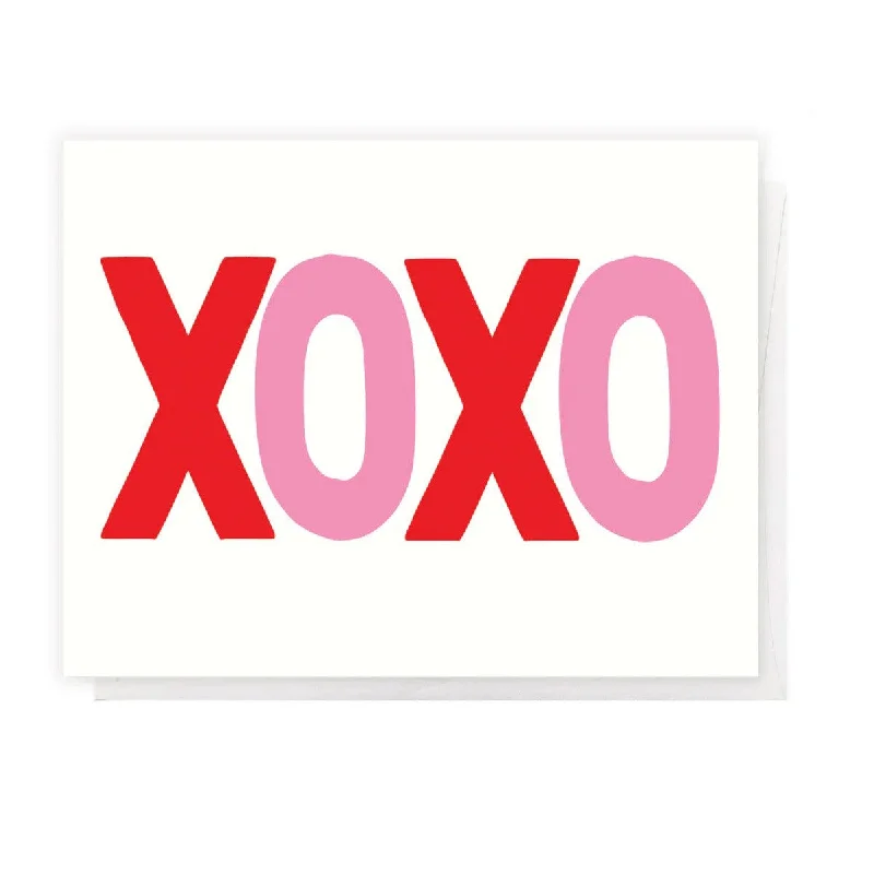 xoxo greeting card