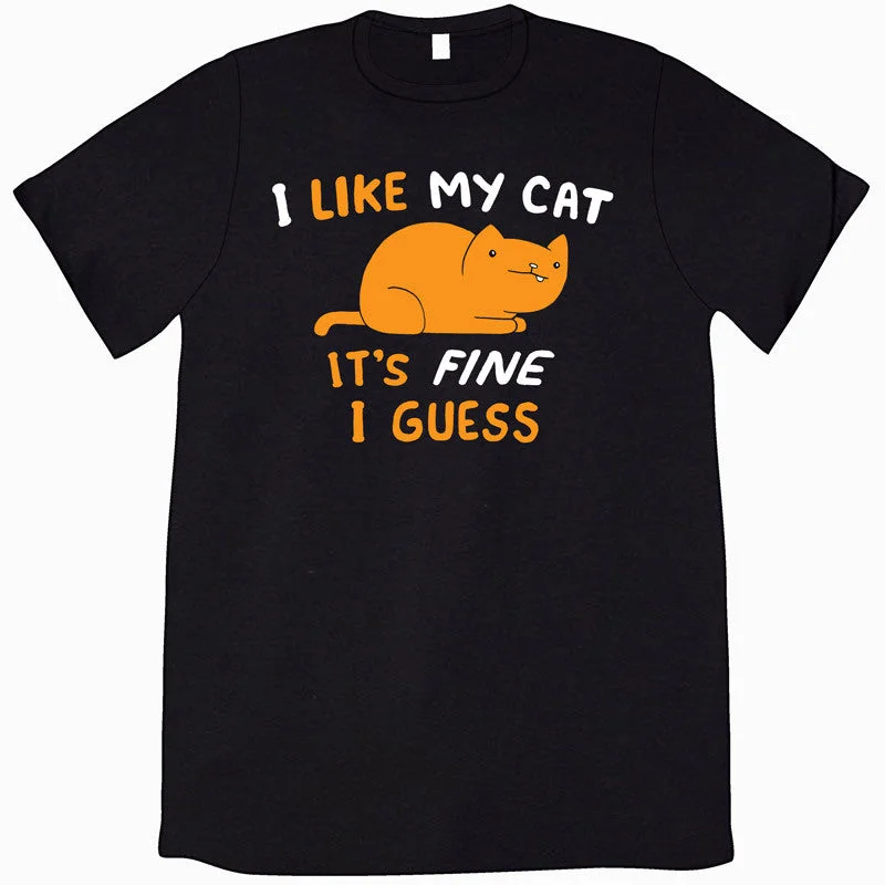 I Like My Cat Shirt by Jeffrey Rowland