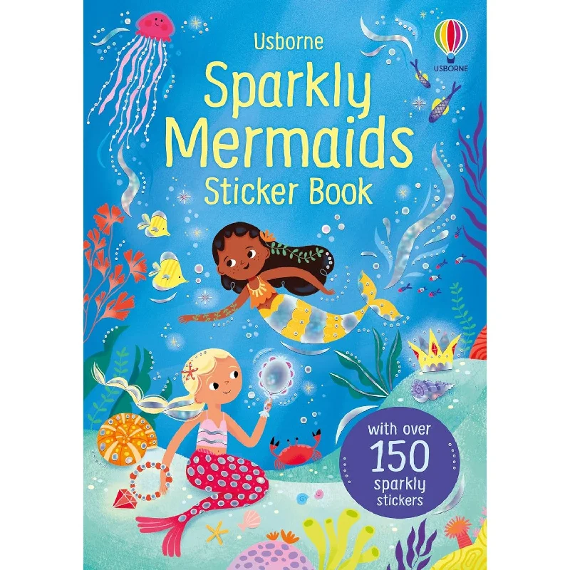 Usborne's sparkly mermaids sticker book