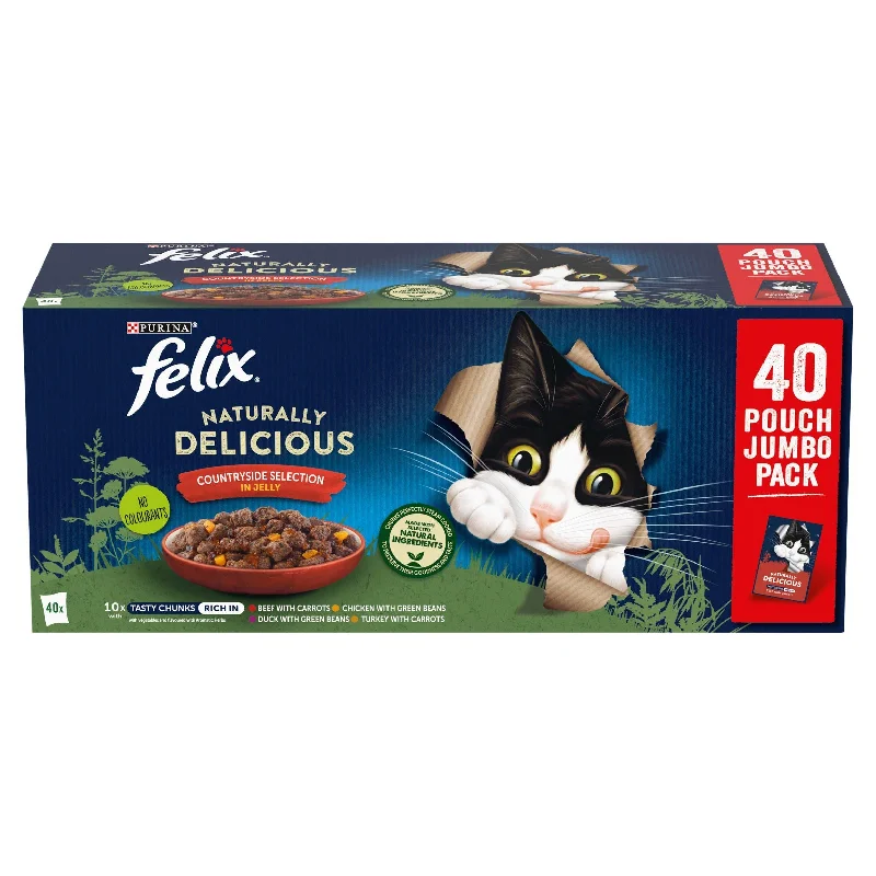 6. **Special Needs**  Felix Naturally Delicious Mixed Selection in Jelly Wet Cat Food 40x80g