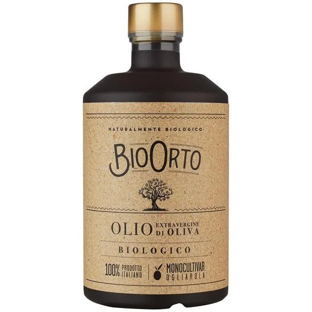 Bio Orto Organic Extra Virgin Olive Oil Monocultivar Ogliarola   500ml