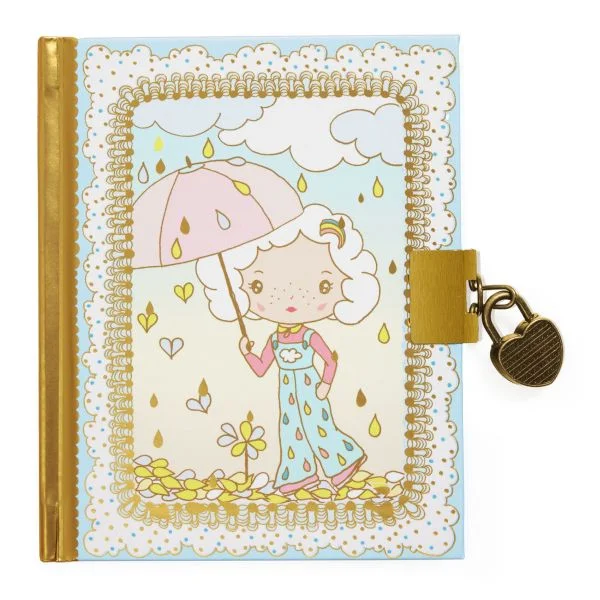 Djeco diary / secret notebook - prunelle