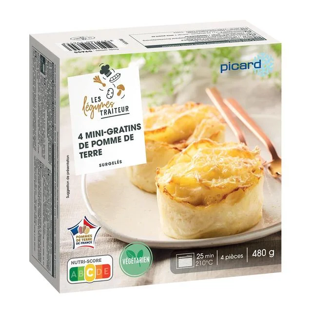 Picard Potato Gratins Frozen   4 x 120g