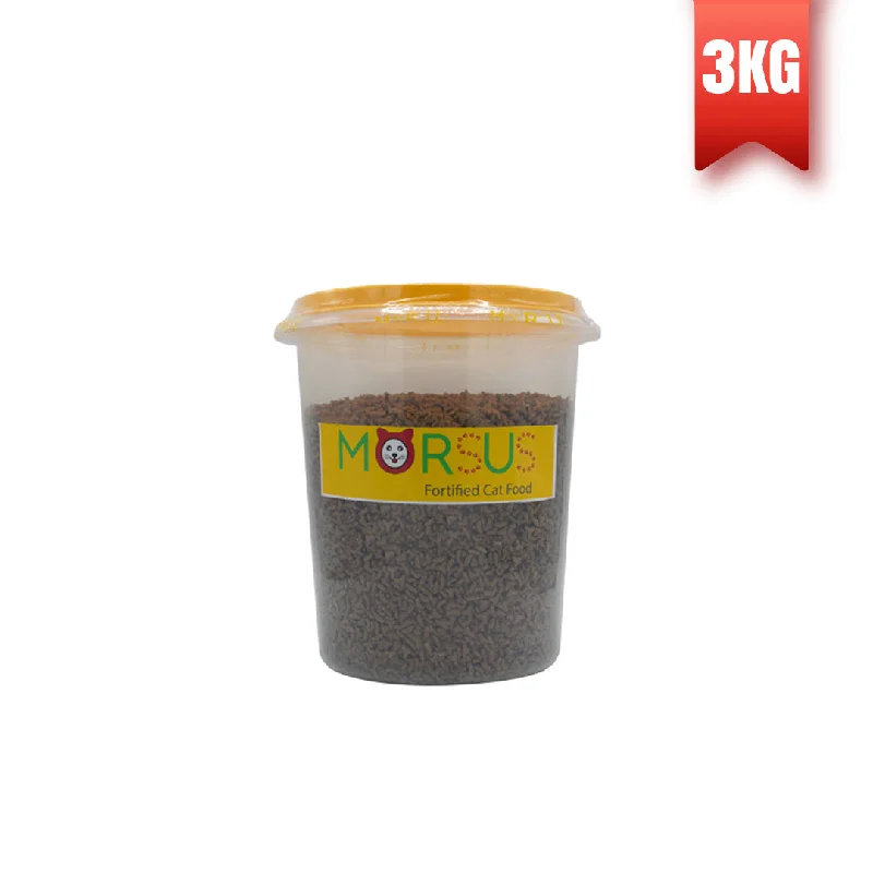    - Affordable cat food with good quality  Morsus Adult Cat Food (1+ year)- Chicken Flavour 3kg Bucket