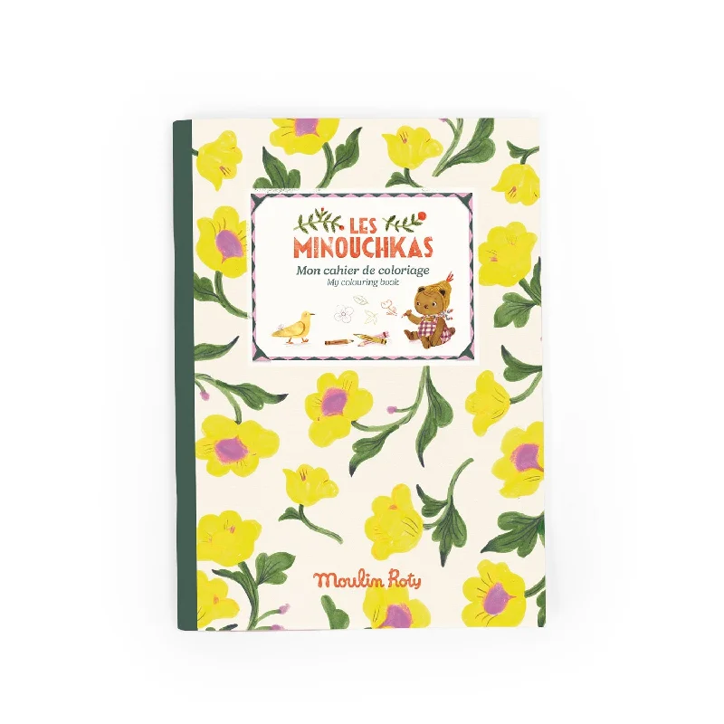 Moulin Roty Les Minouchkas colouring book