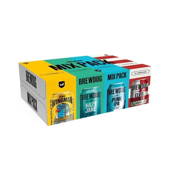 BrewDog Mixed Can Pack   12 x 330ml