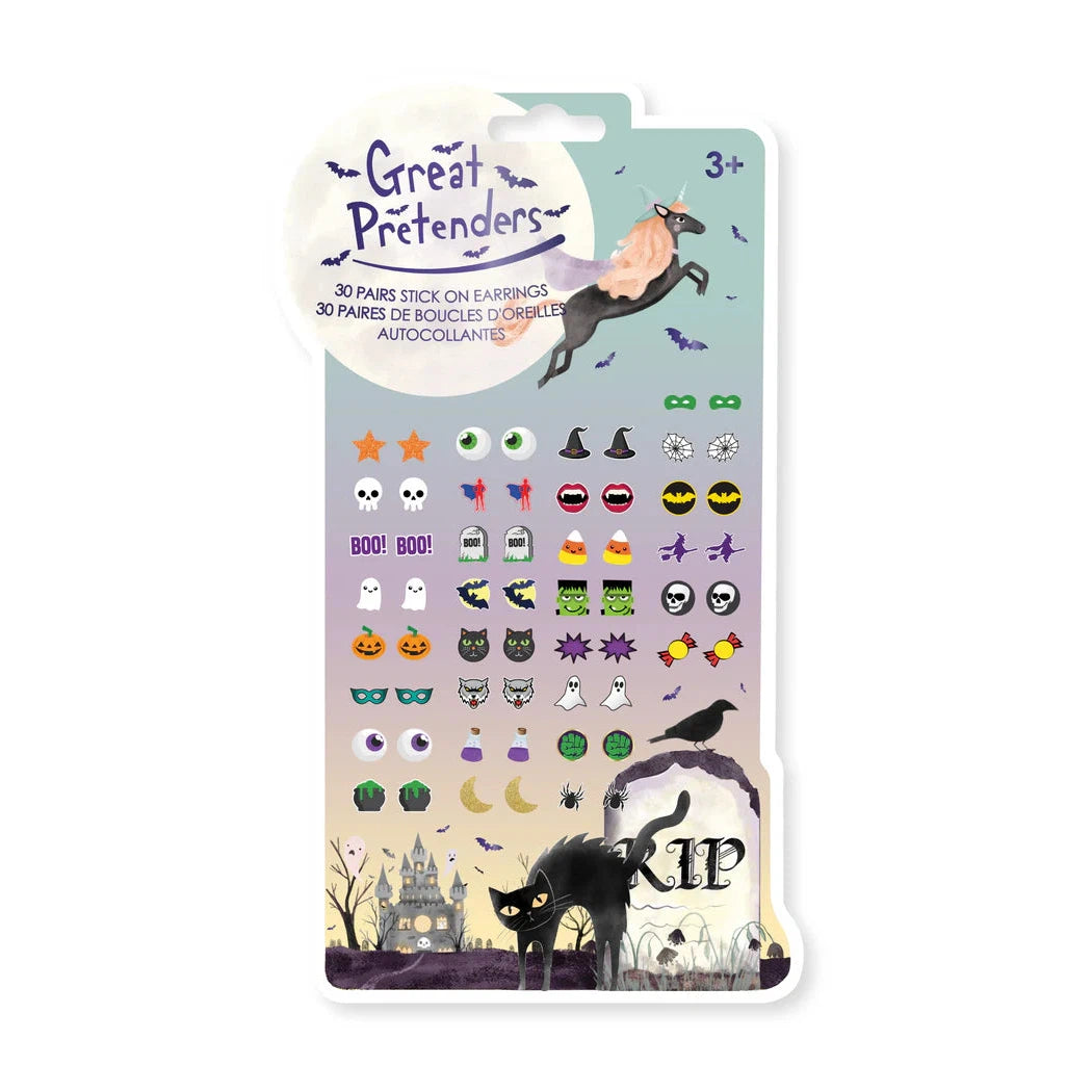 halloween sticker earrings 30 pairs