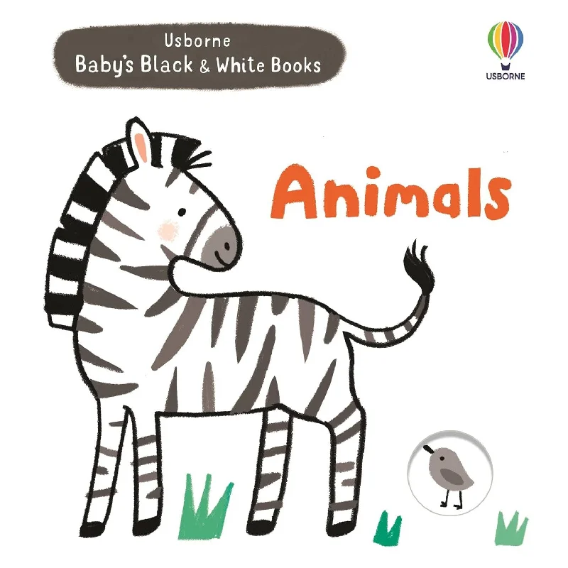 Usborne baby's black and white book animals