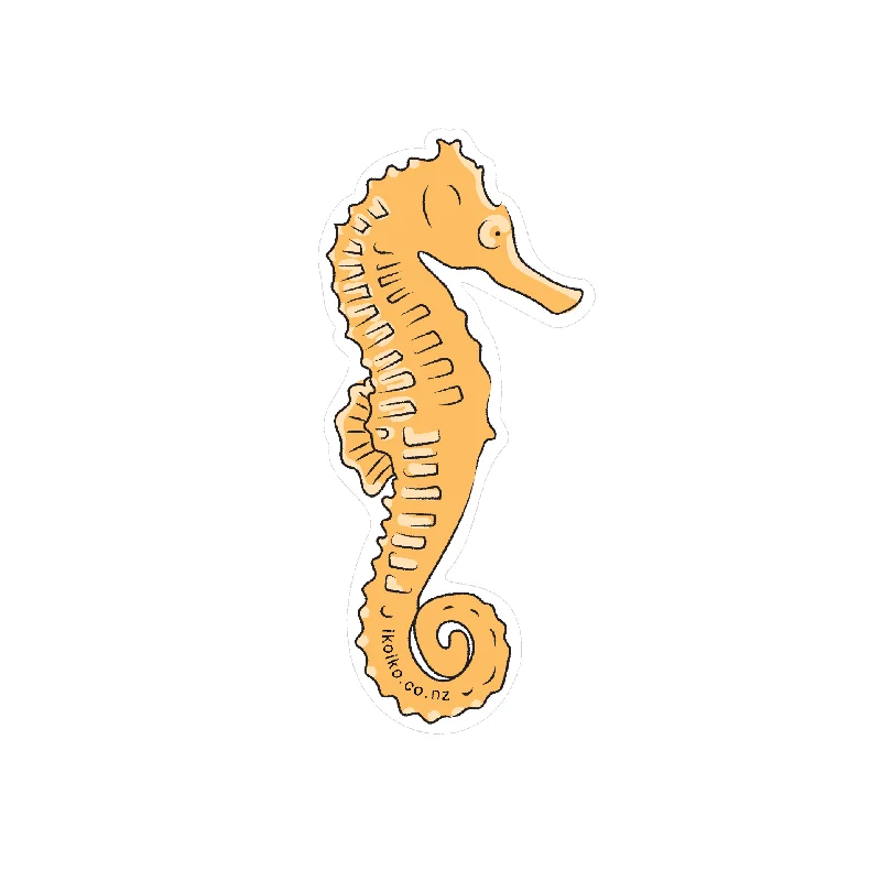 Iko Iko Fun Size Sticker Seahorse