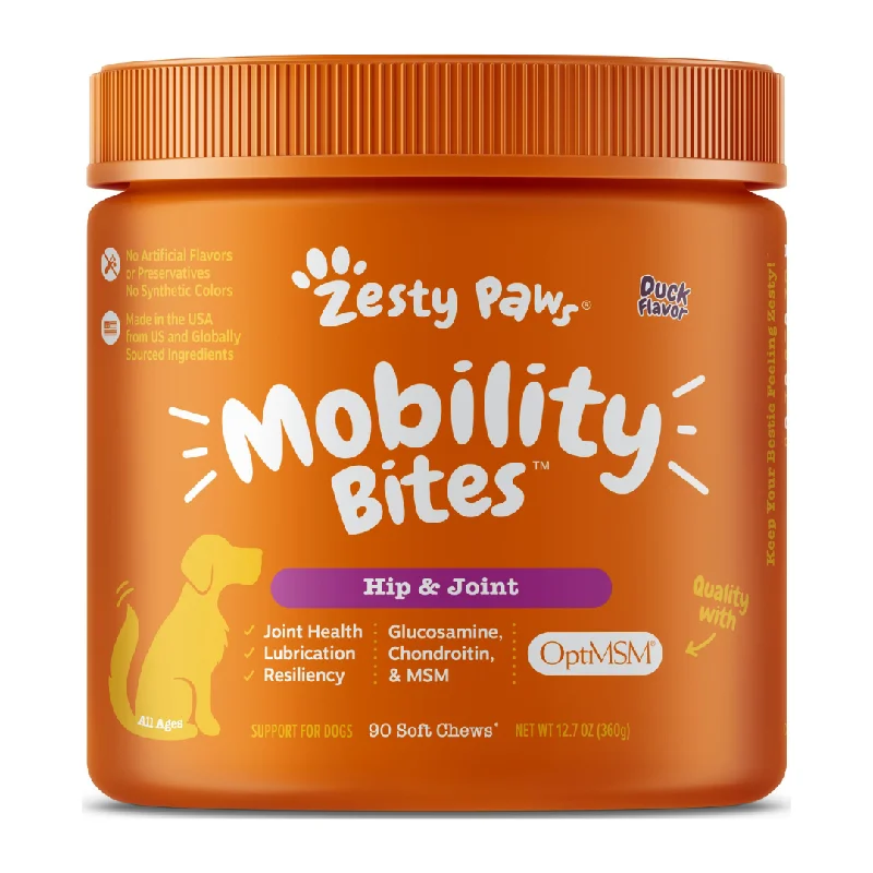 Pet careZesty Paws Hip & Joint Mobility Bites for Dogs