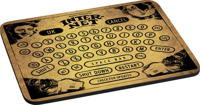 Steampunk Ouija Board Internet Mousepad Version 2015