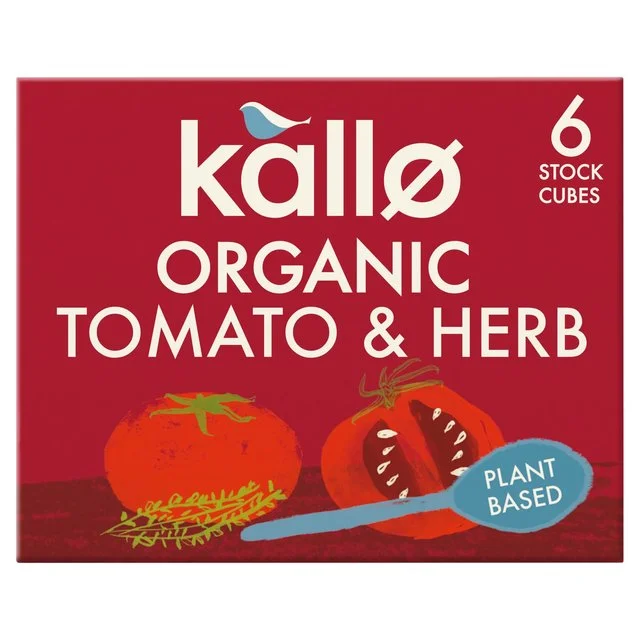 Kallo Organic Tomato & Herb Stock Cubes   6 x 11g