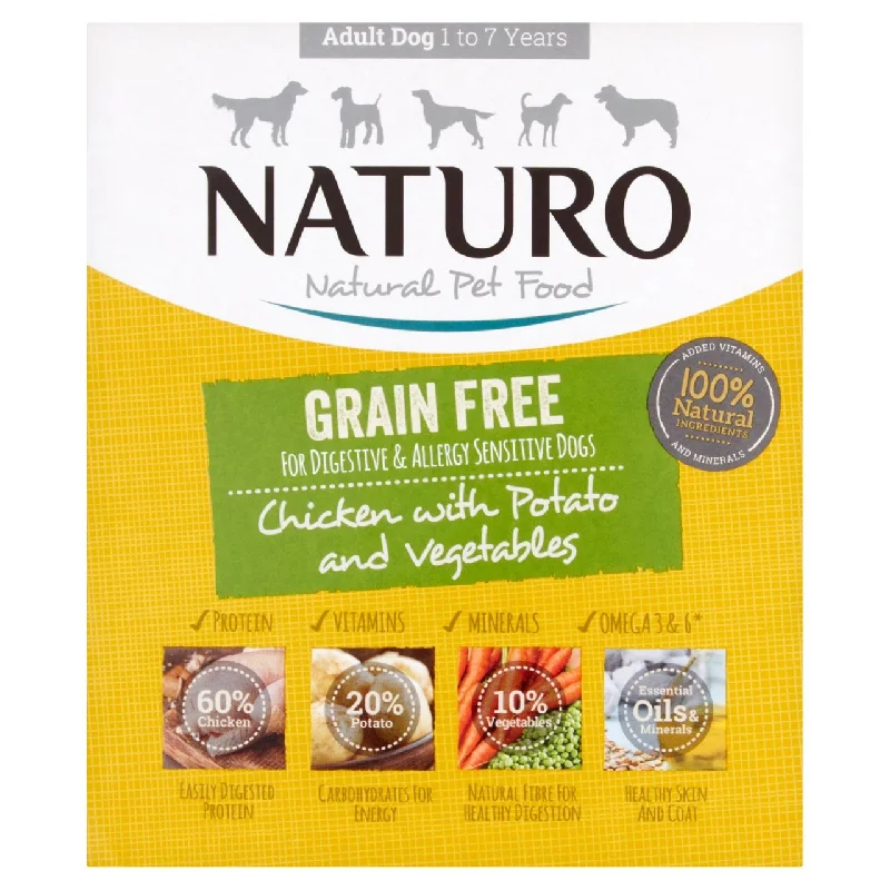 - Hypoallergenic dog foodNaturo Grain Free Chicken & Potato 400g