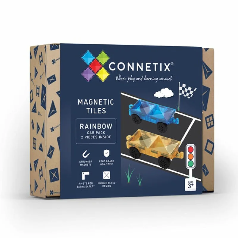 Connetix rainbow car pack 2 piece