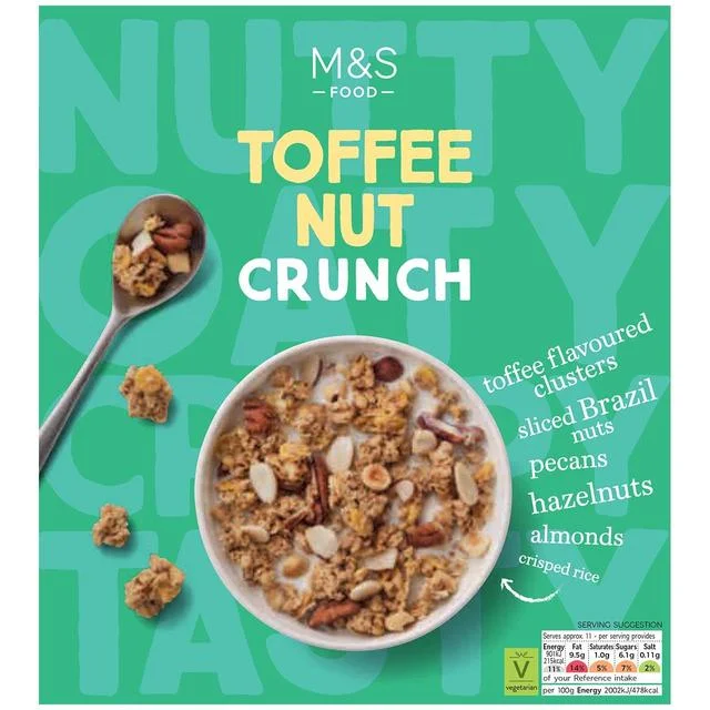 M&S Toffee Nut Crunch   500g