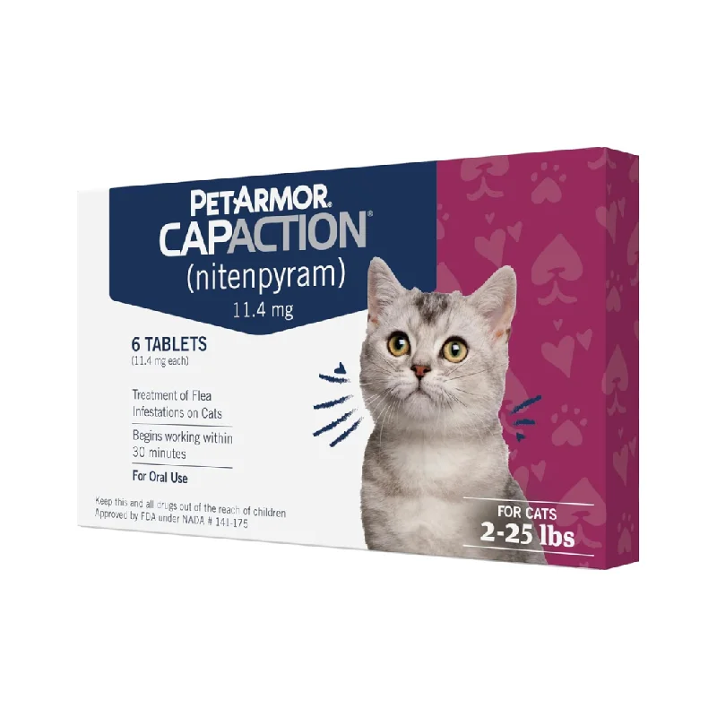 with the functions of decontamination, deodorization, and nourishment.PetArmor CAPACTION (nitenpyram) Oral Flea Treatment for Cats