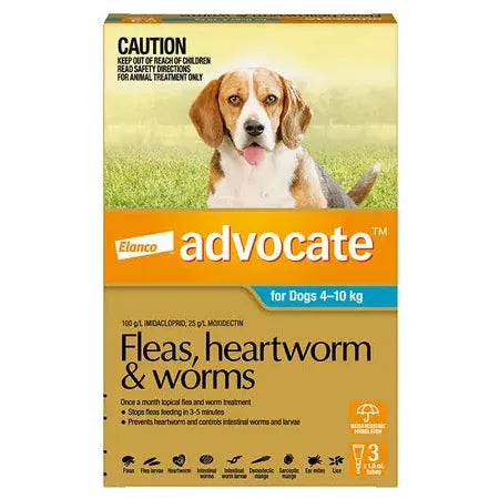 ADVOCATE DOG MEDIUM BLUE 4-10KG 3PACK