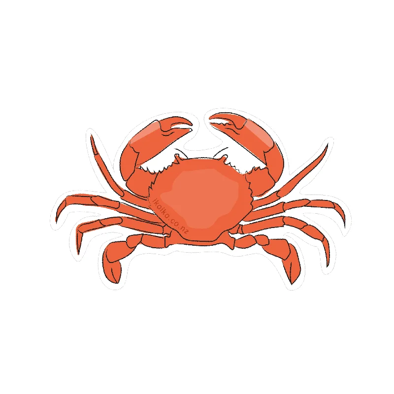 Iko Iko Fun Size Sticker Orange Crab