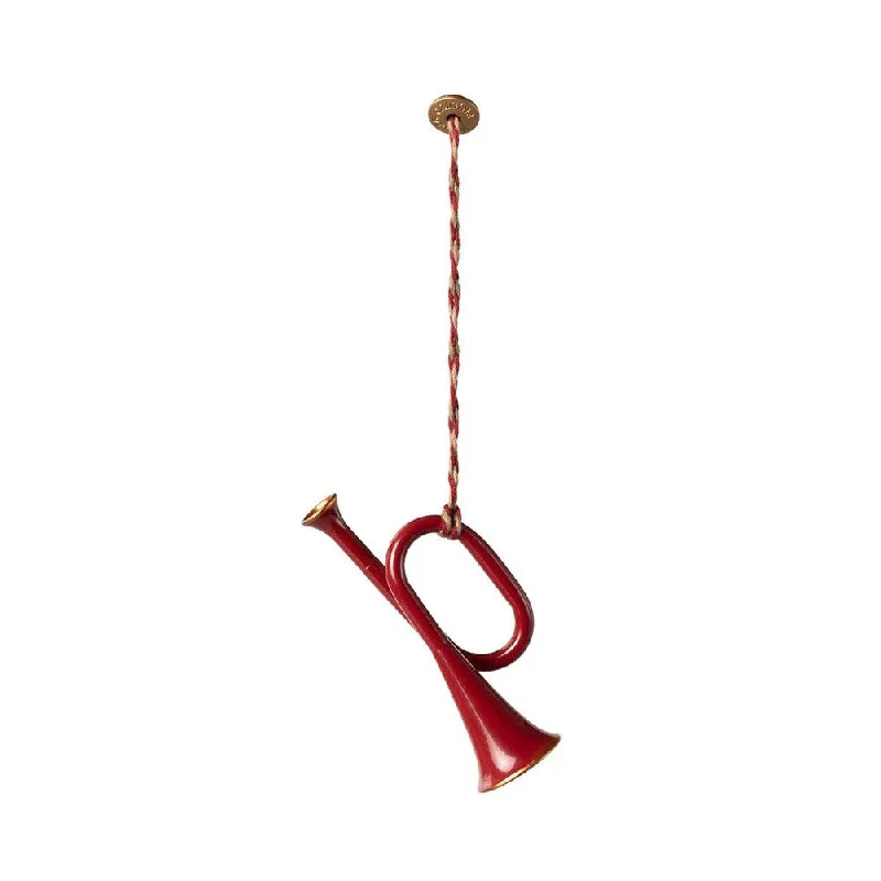 Maileg metal trumpet ornament