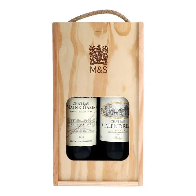 M&S Bordeaux Red Wine Gift Box   150cl