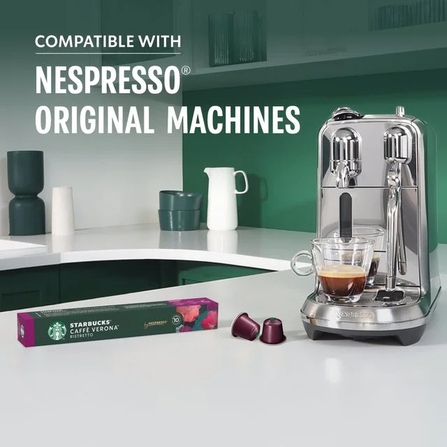 Starbucks by Nespresso Cafe Verona Espresso Coffee Pods   10 per pack