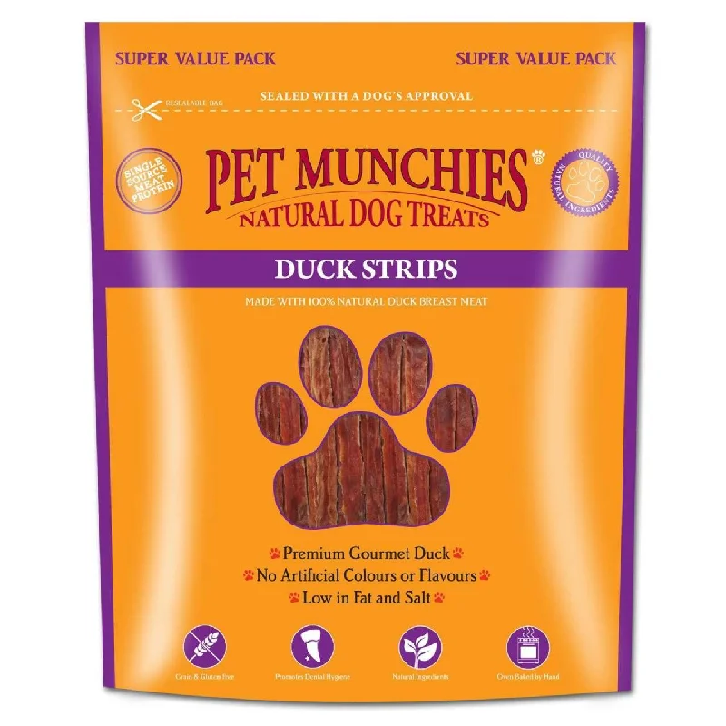  -Fish-containing dog foodPet Munchies Duck Strips Dog Treats 320g