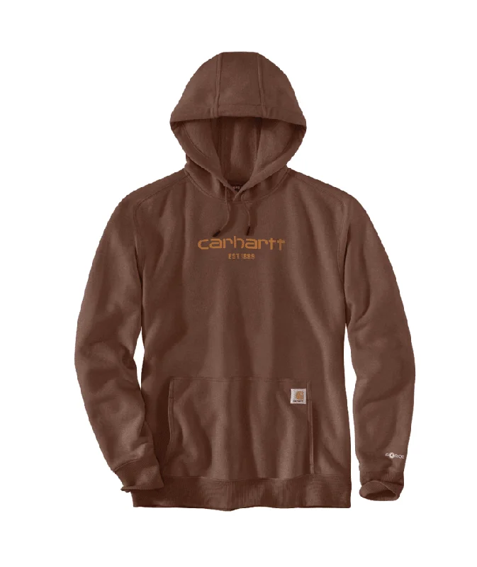 Force Relaxed Fit Lightweight Logo Graphic Sweatshirt - Mocha Heather