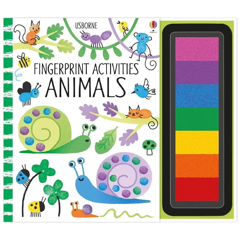 Usborne finger print activities animals