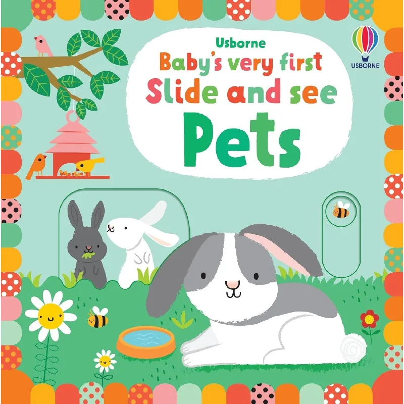 Usborne baby's first slide and see pets