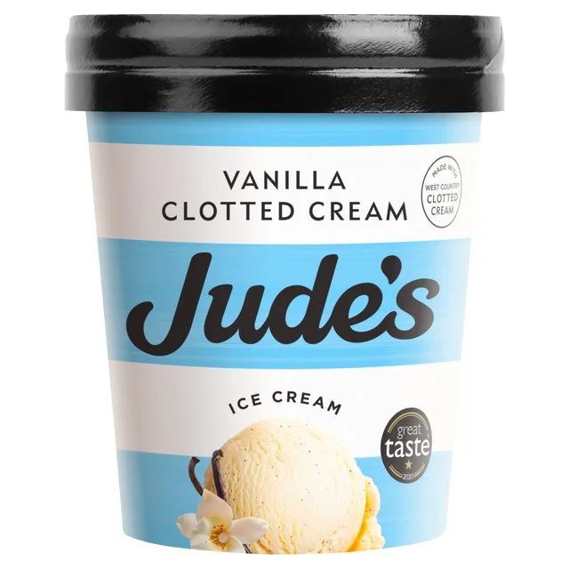 Jude's Vanilla Clotted Cream Ice Cream   460ml