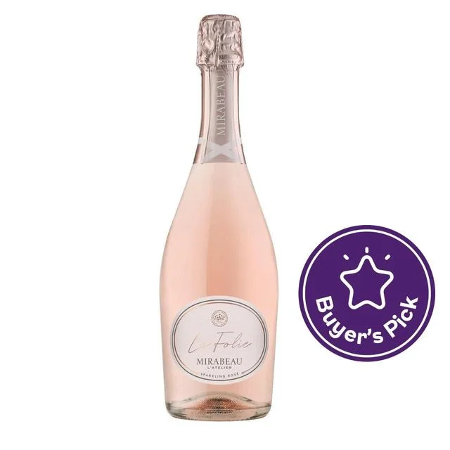 Mirabeau La Folie Sparkling Rose   75cl