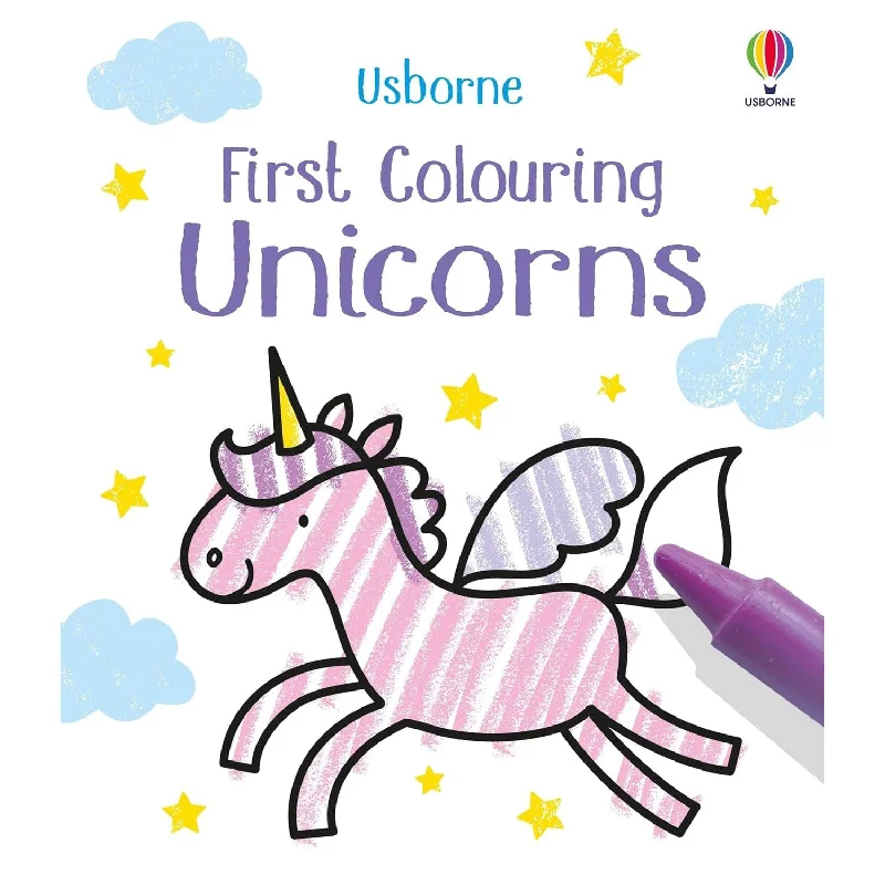 Usborne little colouring book unicorns